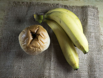 High angle view of fruit on table