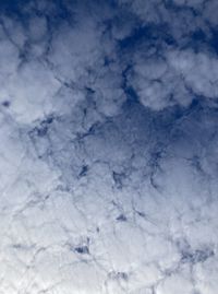 Low angle view of cloudy sky