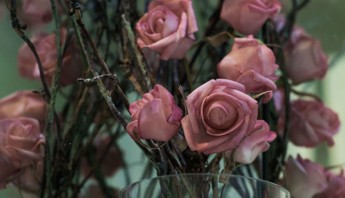 Close-up of rose bouquet