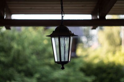 Close-up of illuminated light bulb