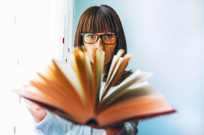 Girl with a reading book