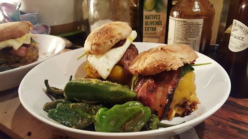 Close-up of food in plate