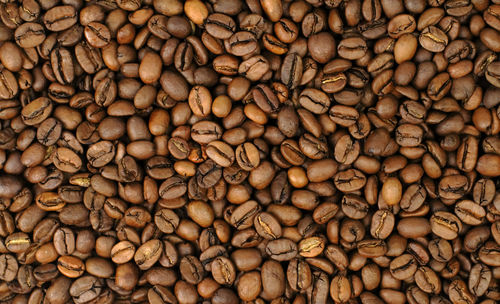 Full frame shot of coffee beans