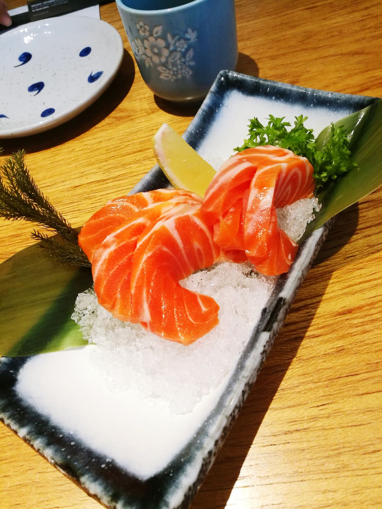 Salmon sashimi