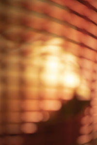 Defocused image of illuminated lights