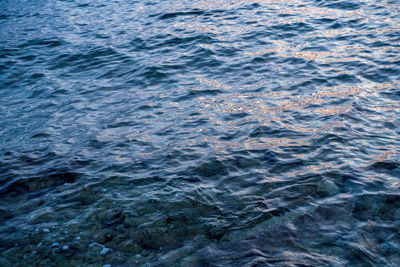 Full frame shot of rippled water