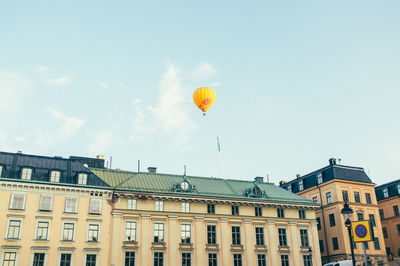 Low angle view of building against sky