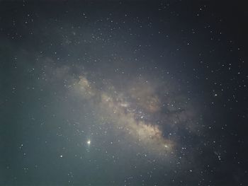 Low angle view of stars in sky