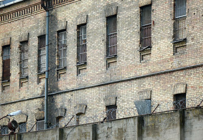 Low angle view of residential building