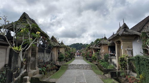 Panoramic view of historic building against sky