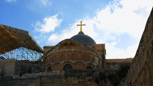 Low angle view of cathedral against sky