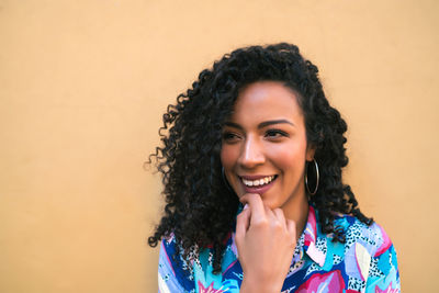 Portrait of a smiling young woman