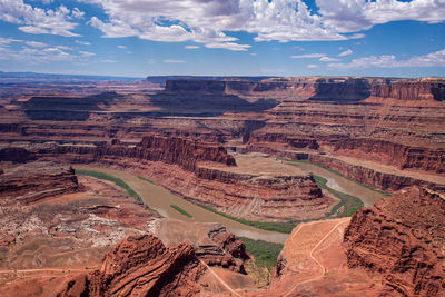 Aerial view of landscape