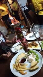 Close-up of food in plate