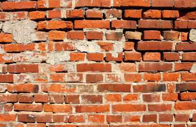 Full frame shot of brick wall