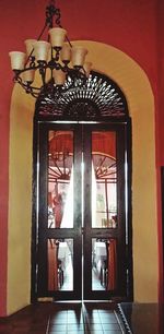 Entrance of building