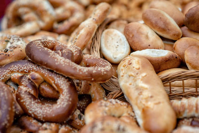 Full frame shot of bread