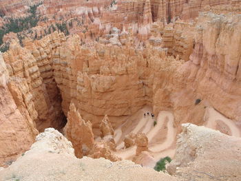 High angle view of bryce canyon national park