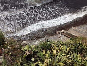 Close-up of sea waves