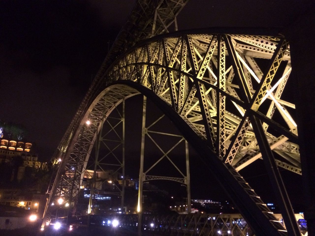 ILLUMINATED FERRIS WHEEL IN CITY