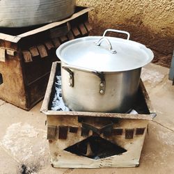 Close-up view of kitchen
