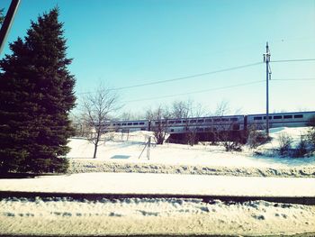 Snow covered landscape