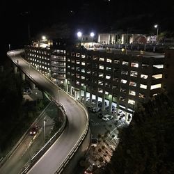 City street at night