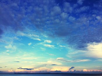 Low angle view of clouds in sky