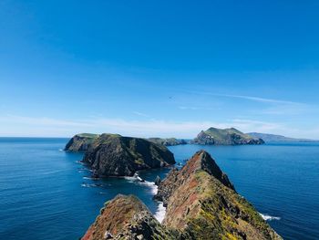 Panoramic view of sea against sky