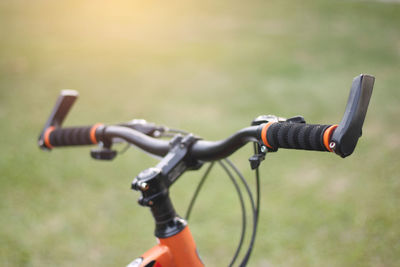 Close-up of bicycle