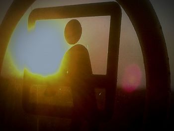 Close-up of yellow object