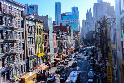 Crowded street in asia