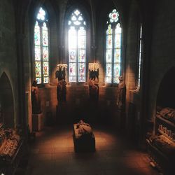 Interior of church