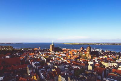 View of cityscape with waterfront
