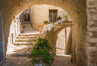 Historic center of postignano village in umbria