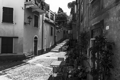 Street amidst buildings in town