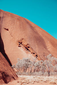 View of a desert rock