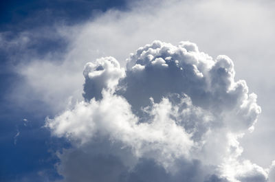 Low angle view of clouds in sky