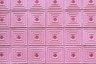 Full frame shot of patterned pink wall