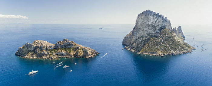 Panoramic view of sea against sky