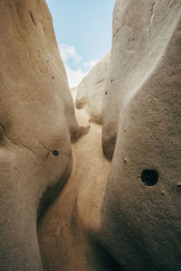 Close-up of rock formation