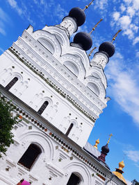 Low angle view of traditional building against sky