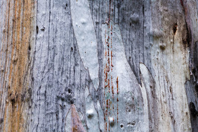 Full frame shot of old wooden wall