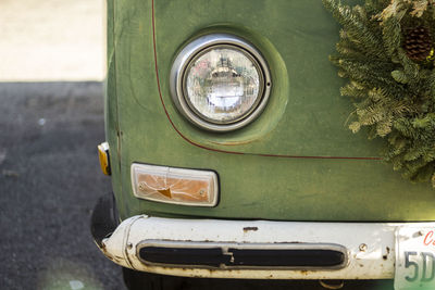 Close-up of car