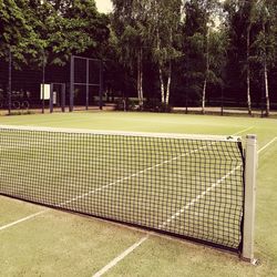 Lawn tennis court