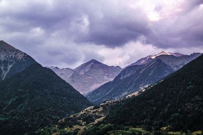 Scenic view of mountains