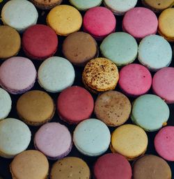 Full frame shot of multi colored candies