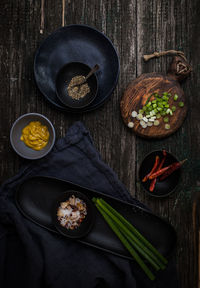 Close-up of food on table