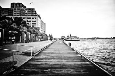 Footbridge over river