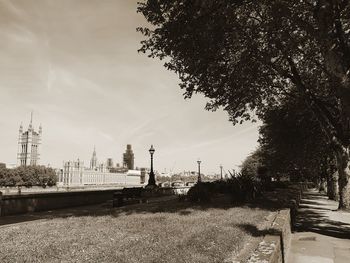 Scenic view of river against sky